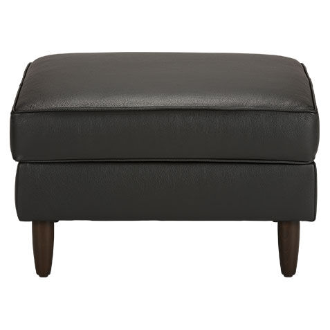 Marcus Leather Ottoman image 722470