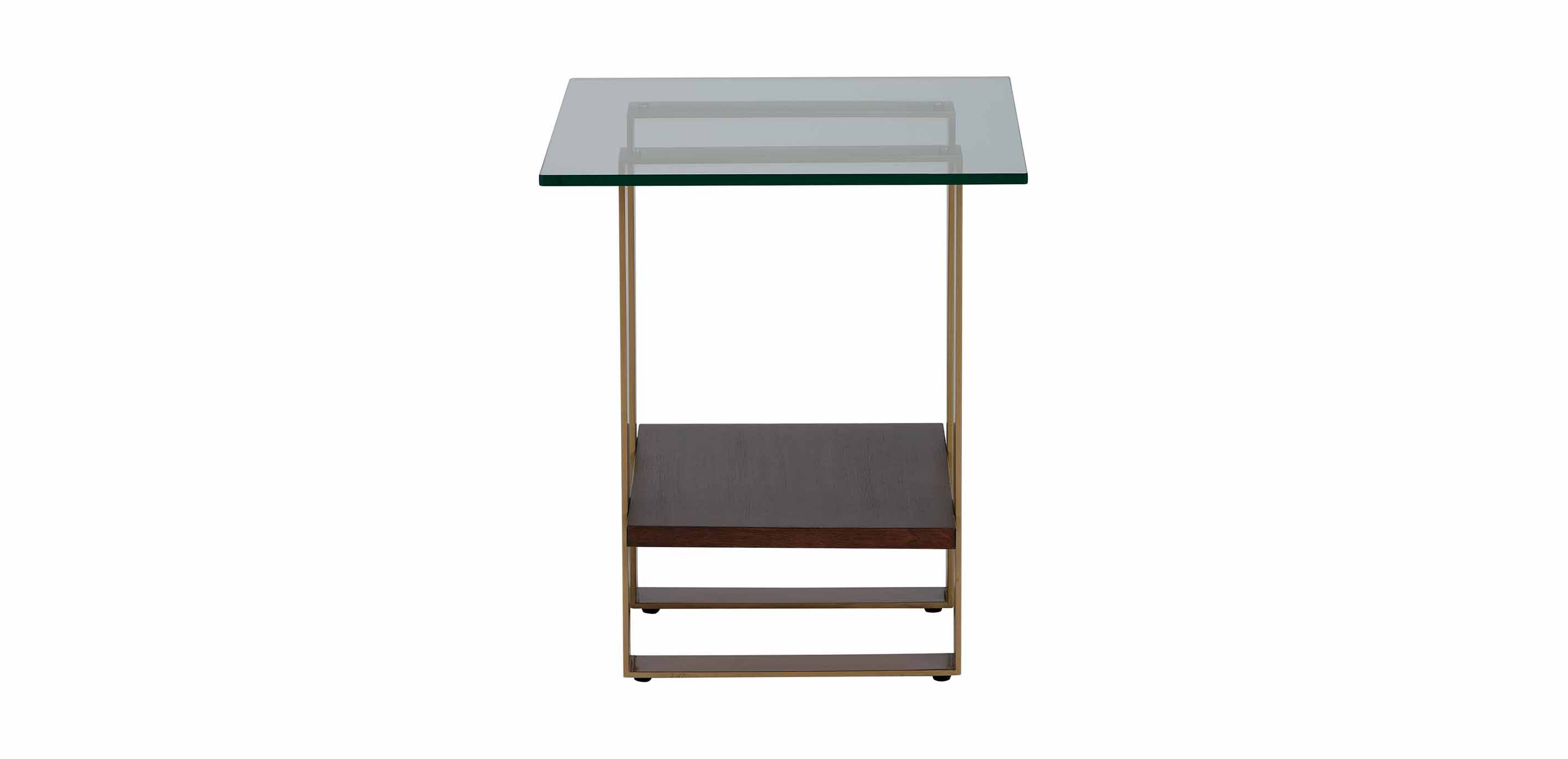Rosemoor Glass-Top End Table