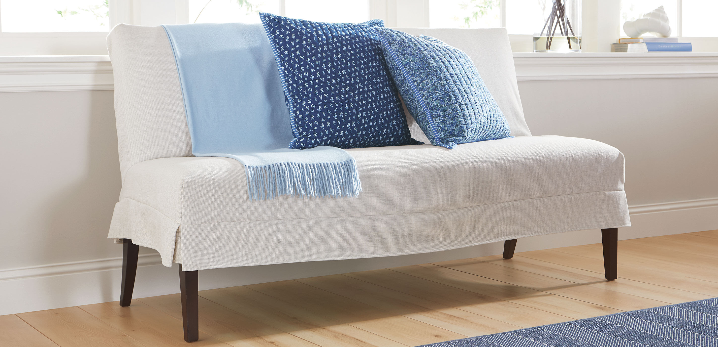 Clinton Slipcovered Dining Bench_4