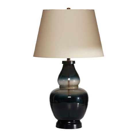 Jillian Ombre Glass Table Lamp image 096198   BLK