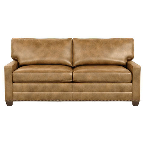 Bennett Track-Arm Leather Two-Seat Sofa image bennettlthTA2seat
