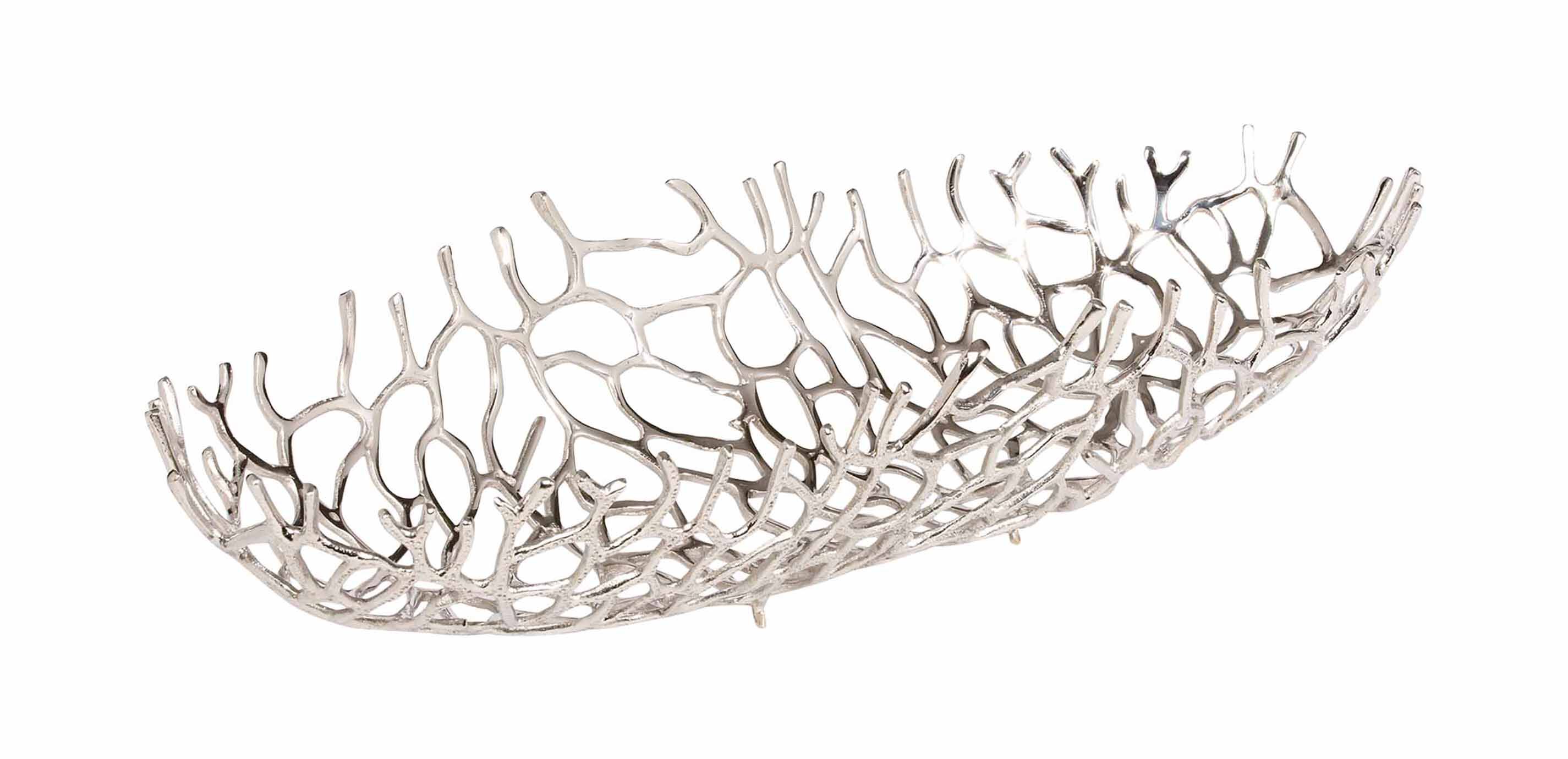 Oval Coral Bowl