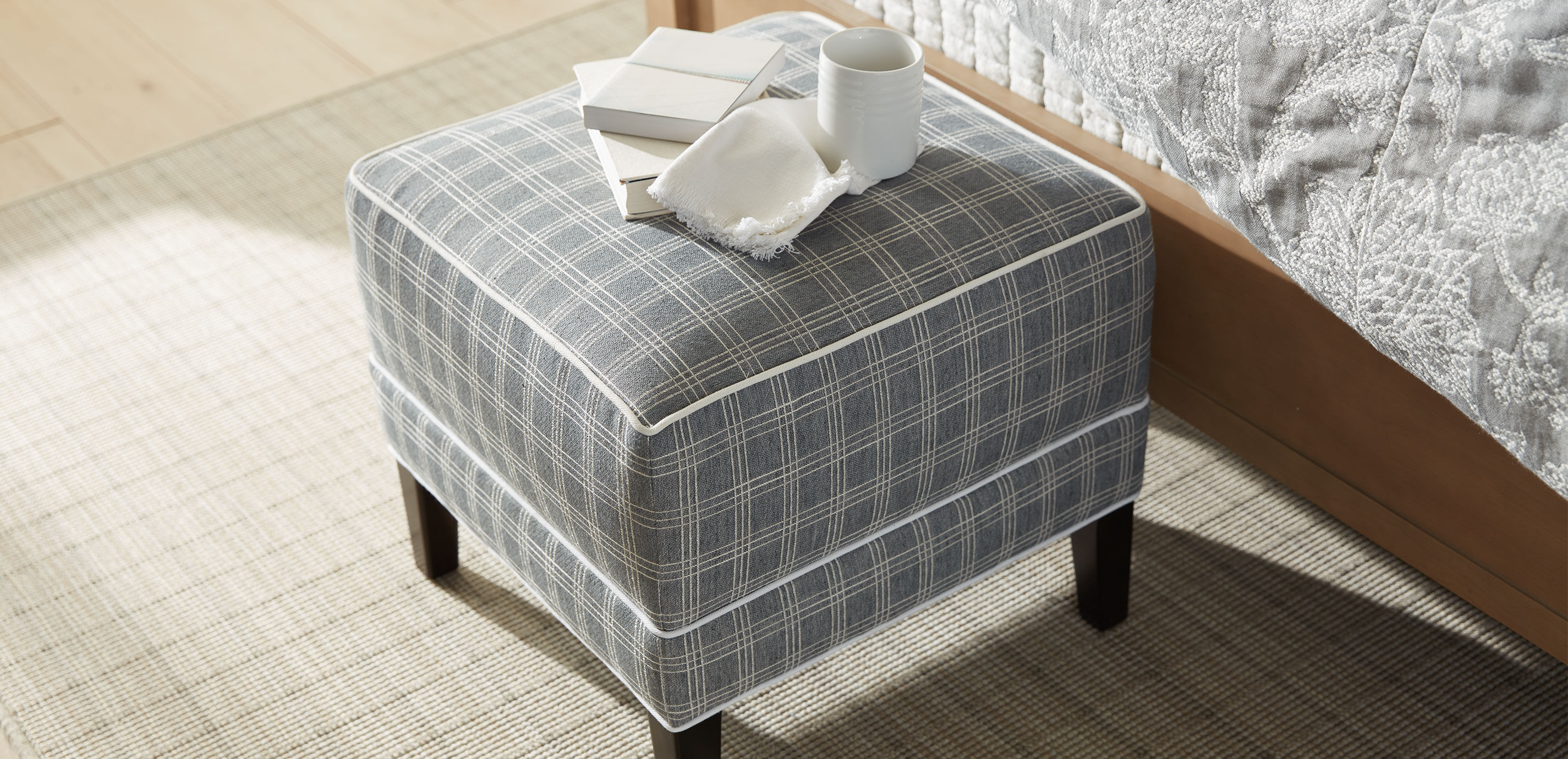 Nassau Square Ottoman