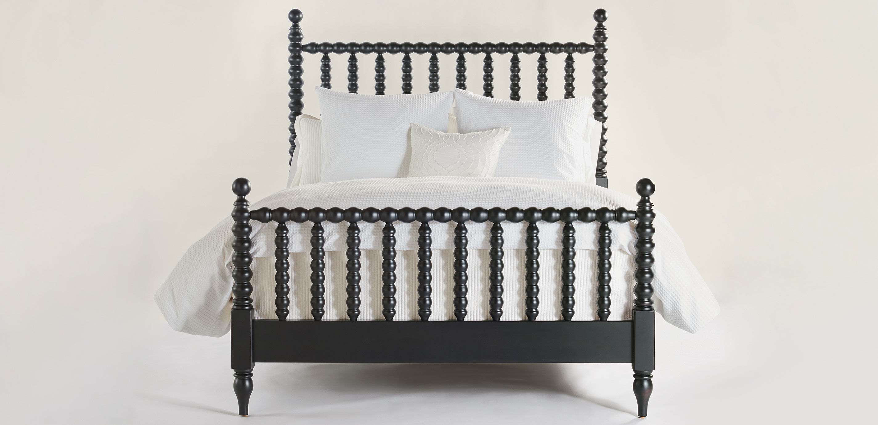 Burke Bed with Tall Footboard