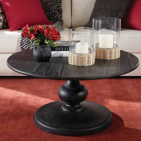 Alcott Pedestal Coffee Table Product Tile Hover Image 228390