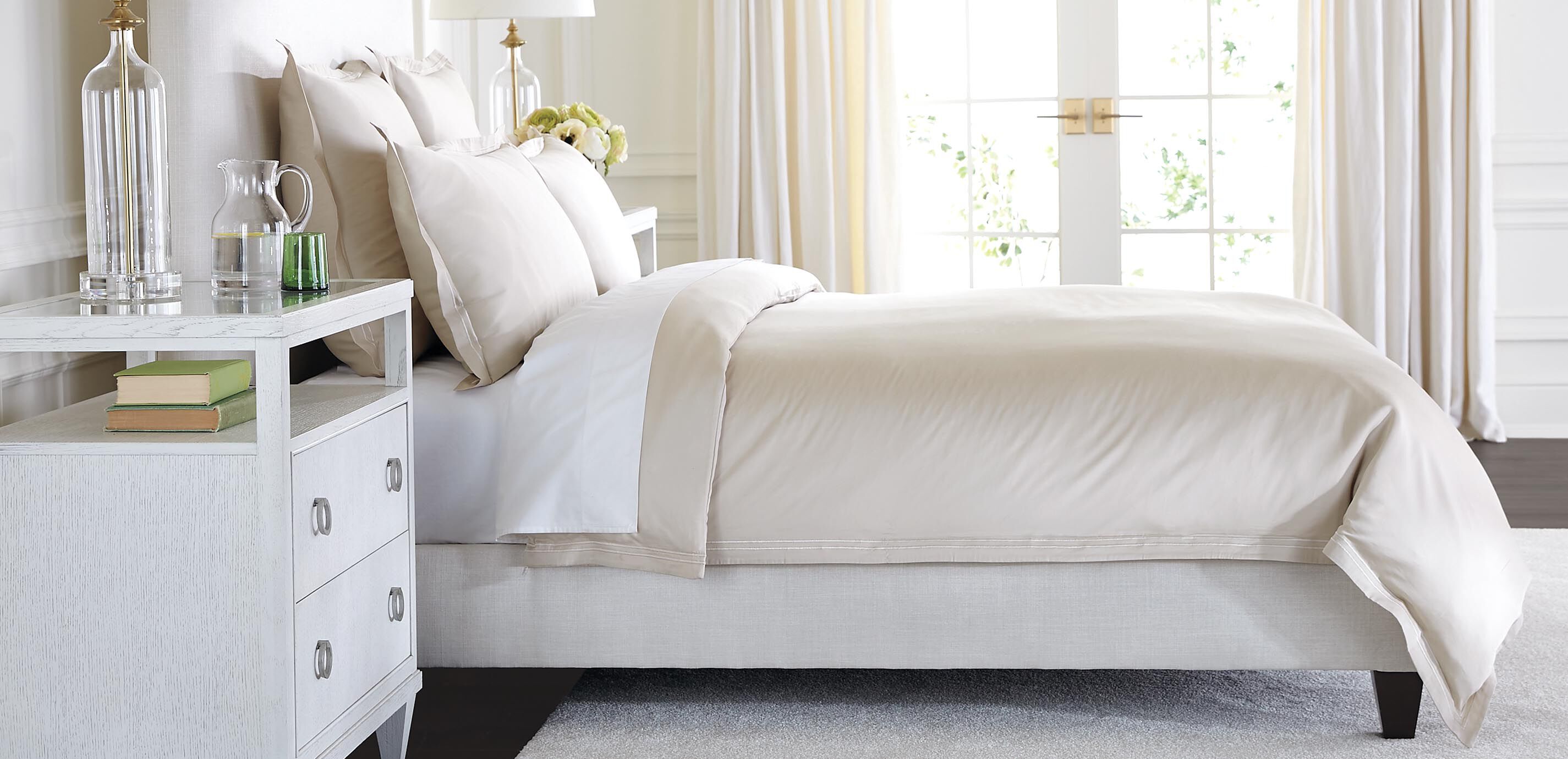 Solid Silk Blended Euro Sham_1