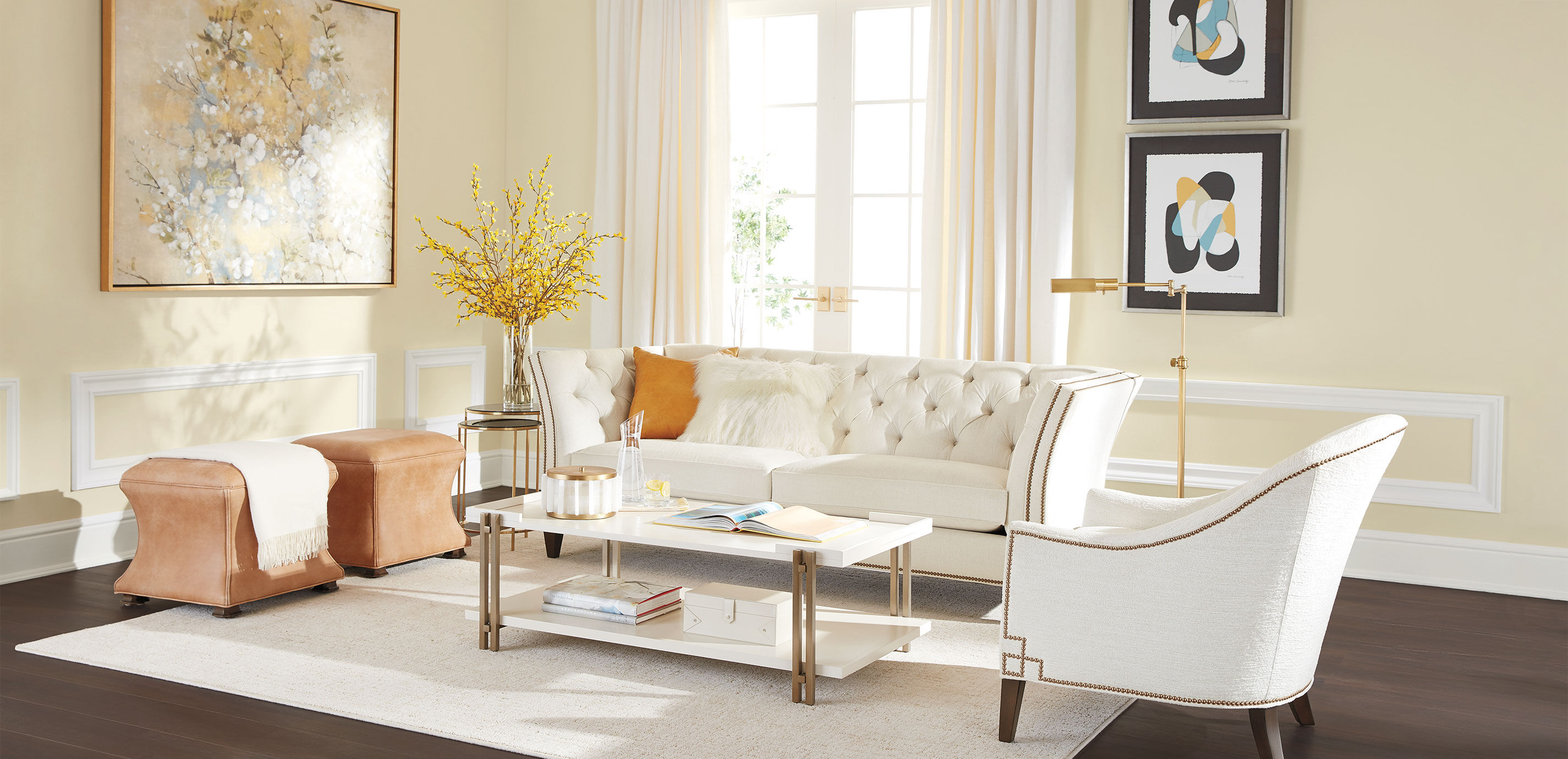 Corbin Leather Ottoman_3