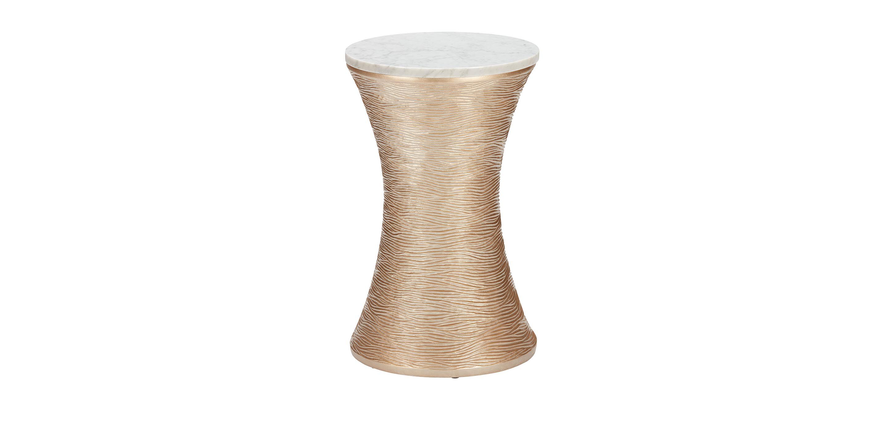 Colmar Marble-Top Accent Table