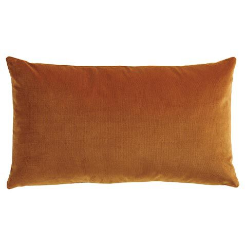 Velvet Lumbar Pillow image 062072   CAR