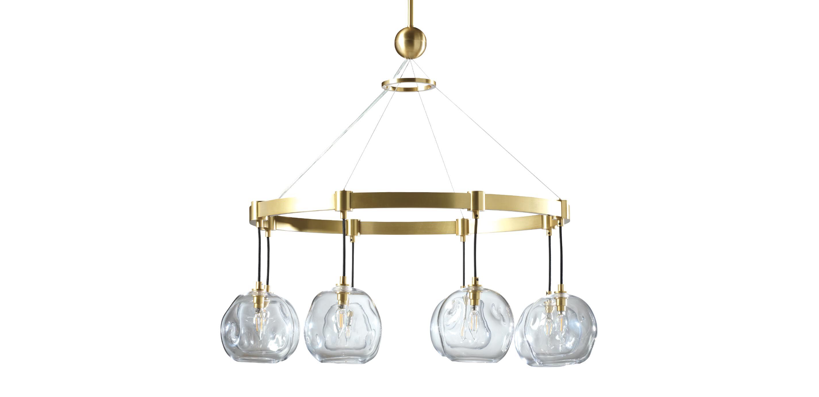 Levy Glass Globe Chandelier_2