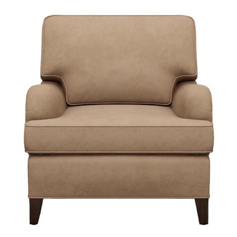 Monica Leather Stationary Chair image 727614