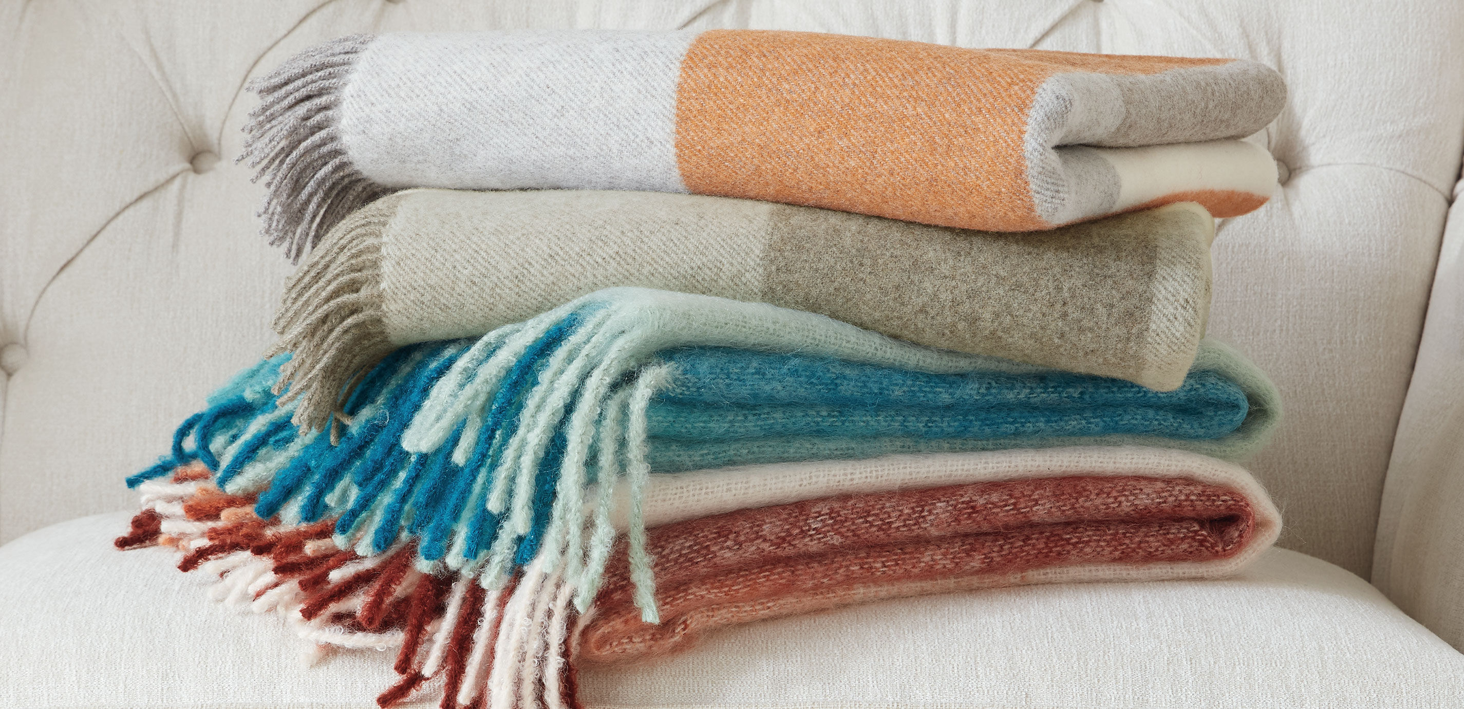 Merino Check Throw_4