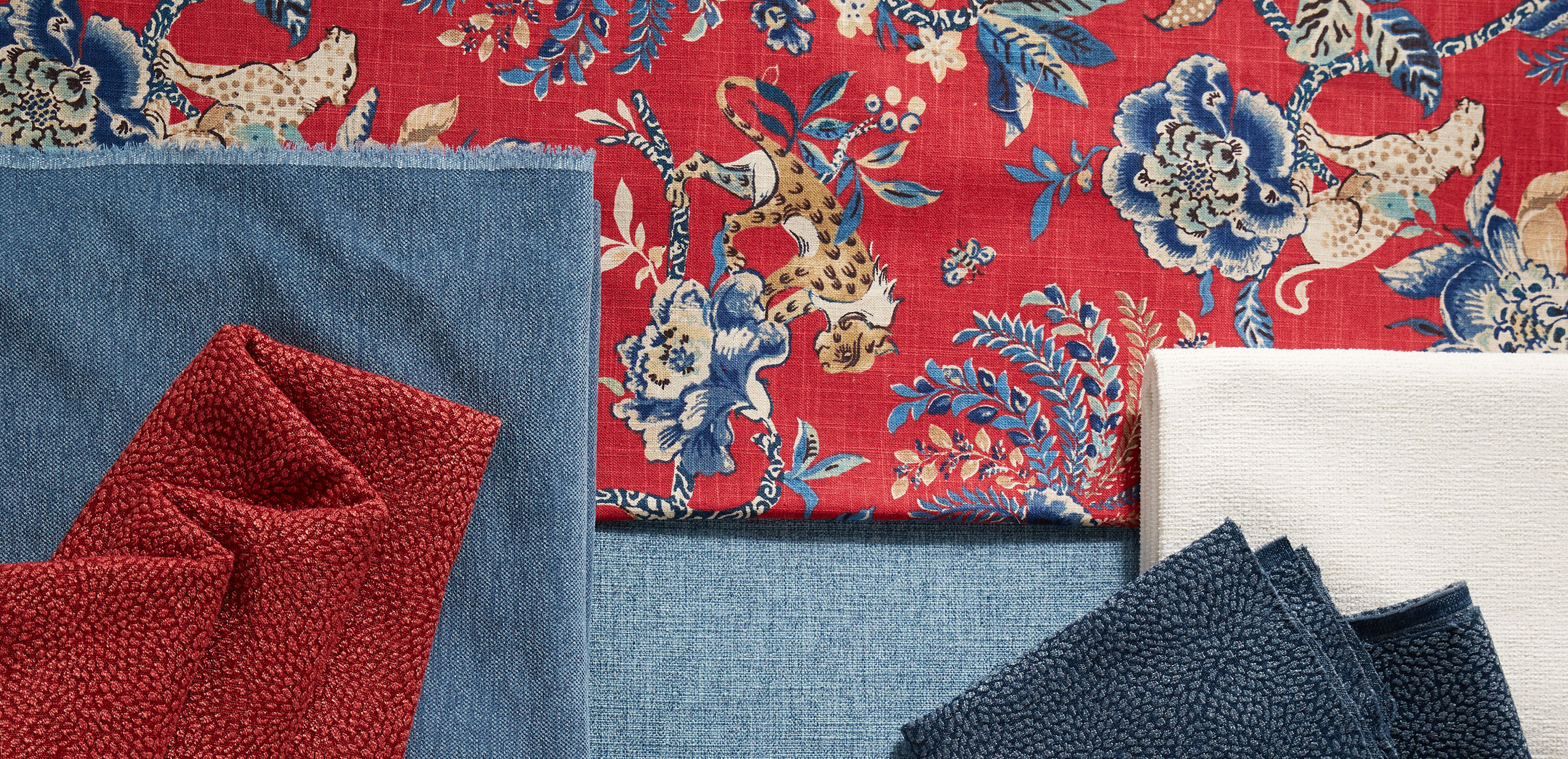 Leopold Crimson Fabric Swatch_2