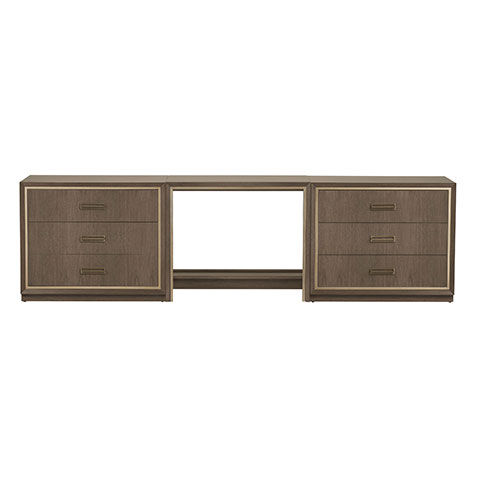 Faraday Classic Three-Piece Extended Bridge Desk image 279300G1