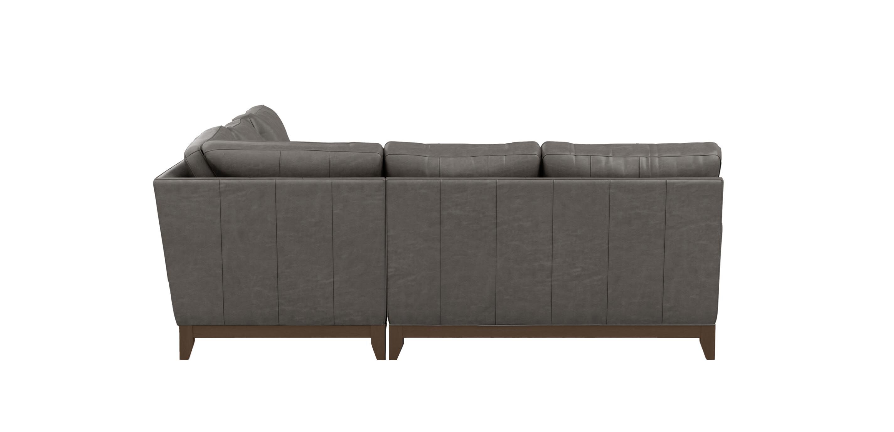 Arcata Four-Piece Leather Sectional with Chaise_3