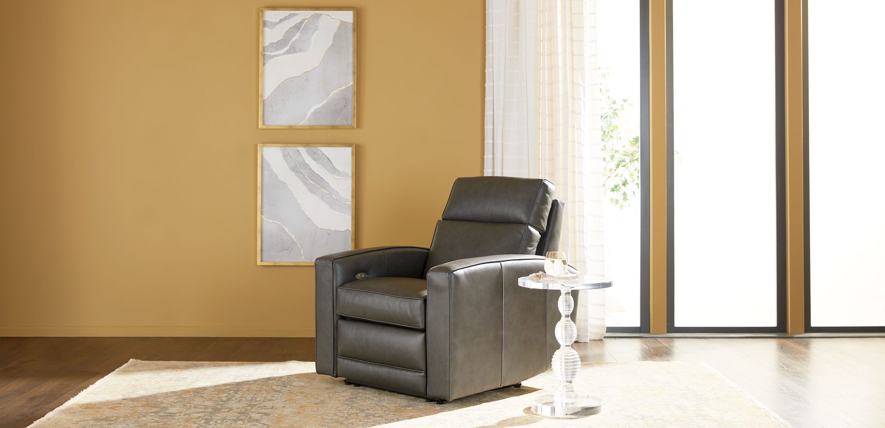 Conover Track-Arm Leather Recliner_9