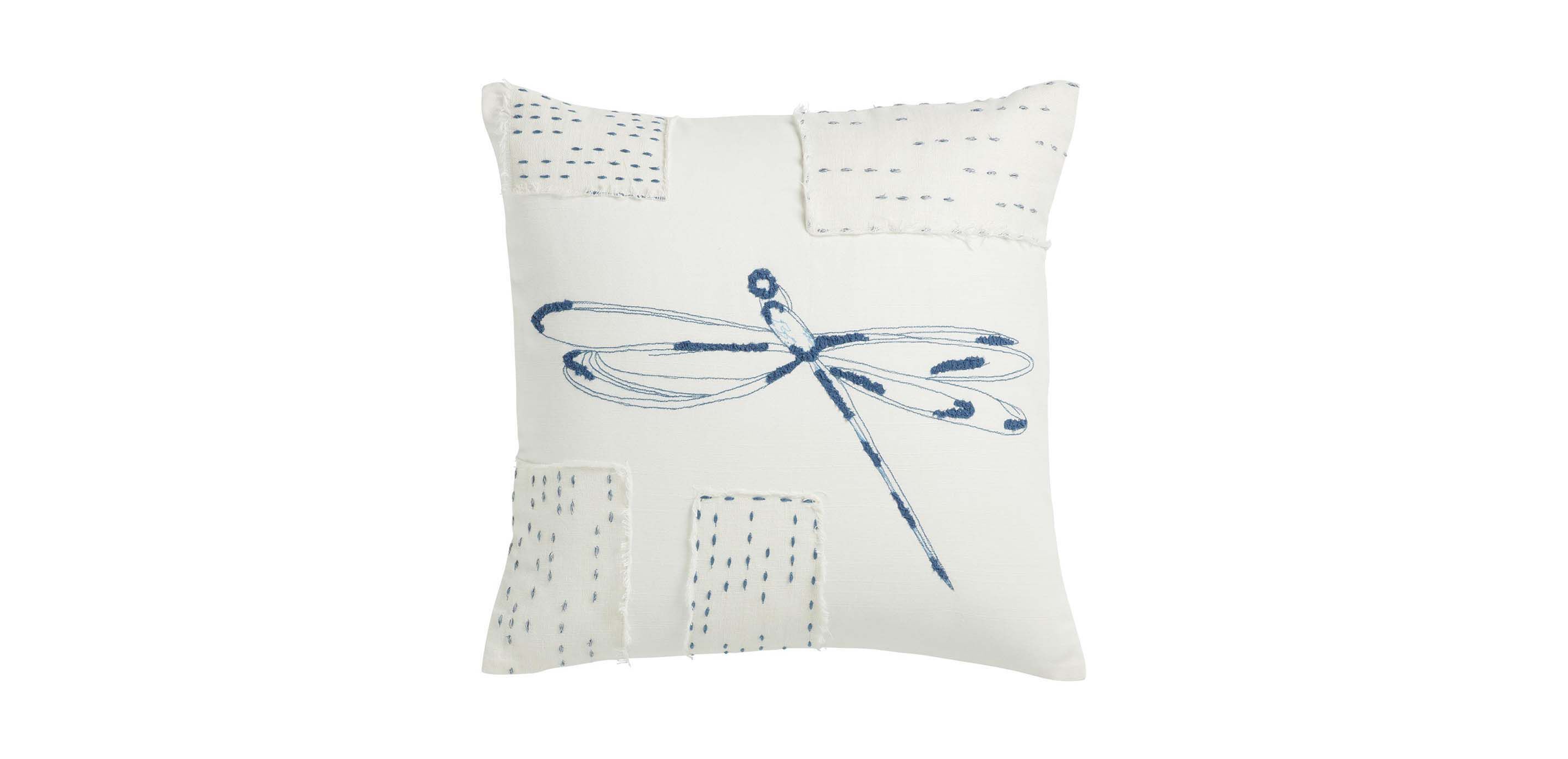 Dragonfly Patch Pillow