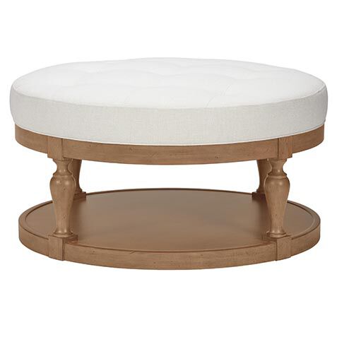 Donnelly 38" Round Cocktail Ottoman image 158805