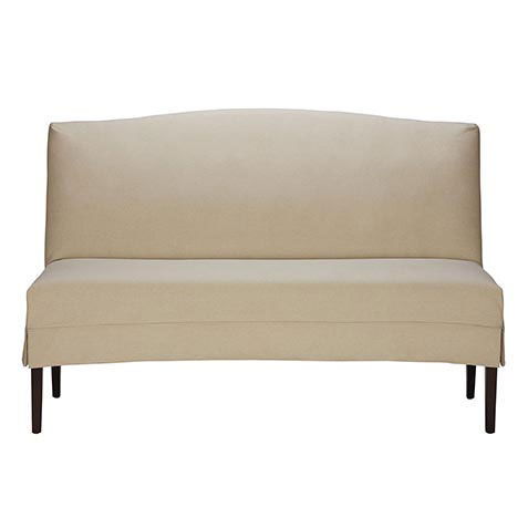 Cassian Slipcovered Dining Bench image 332299