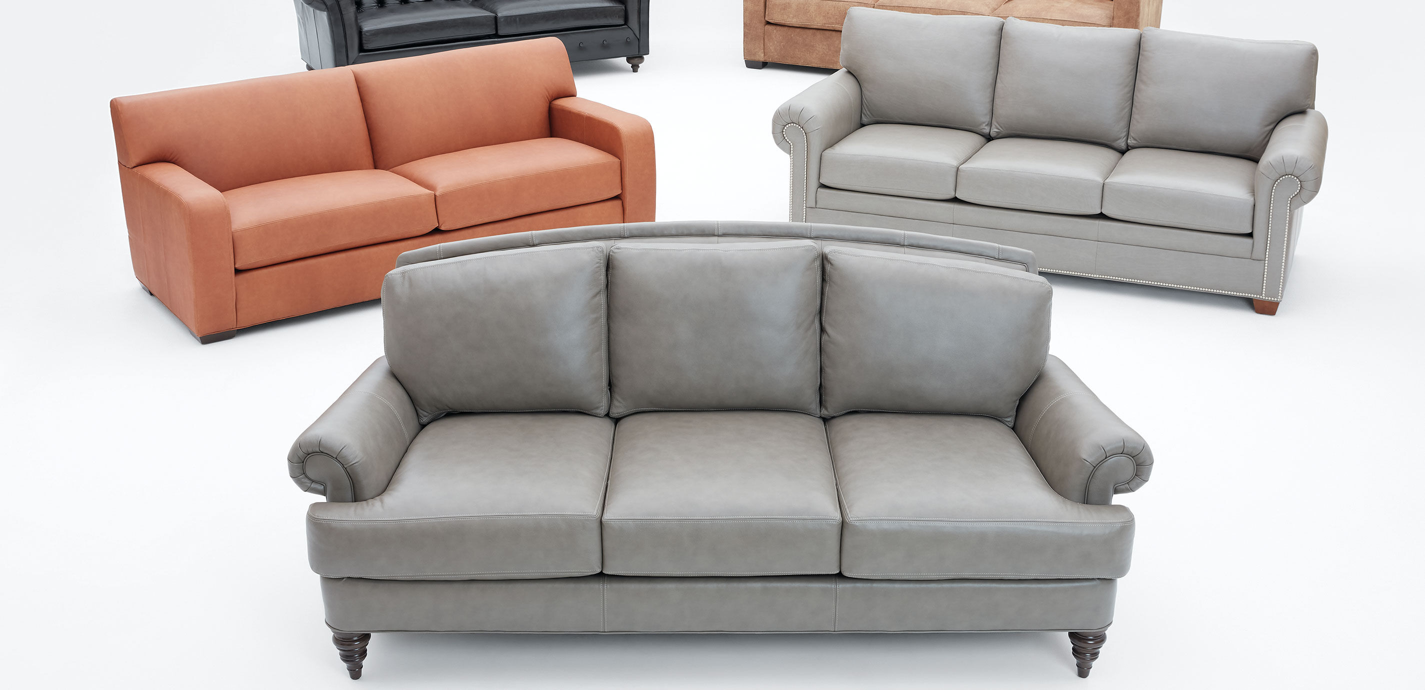 Kellan Modern Leather Club Sofa_6