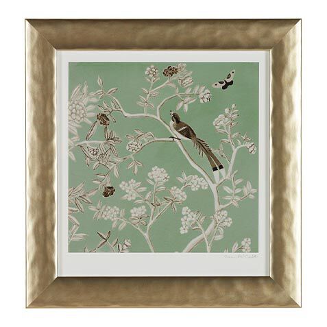 Gilded Green Chinoiserie I image 073227A