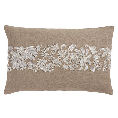 Natural Linen Lumbar Pillow image 065650