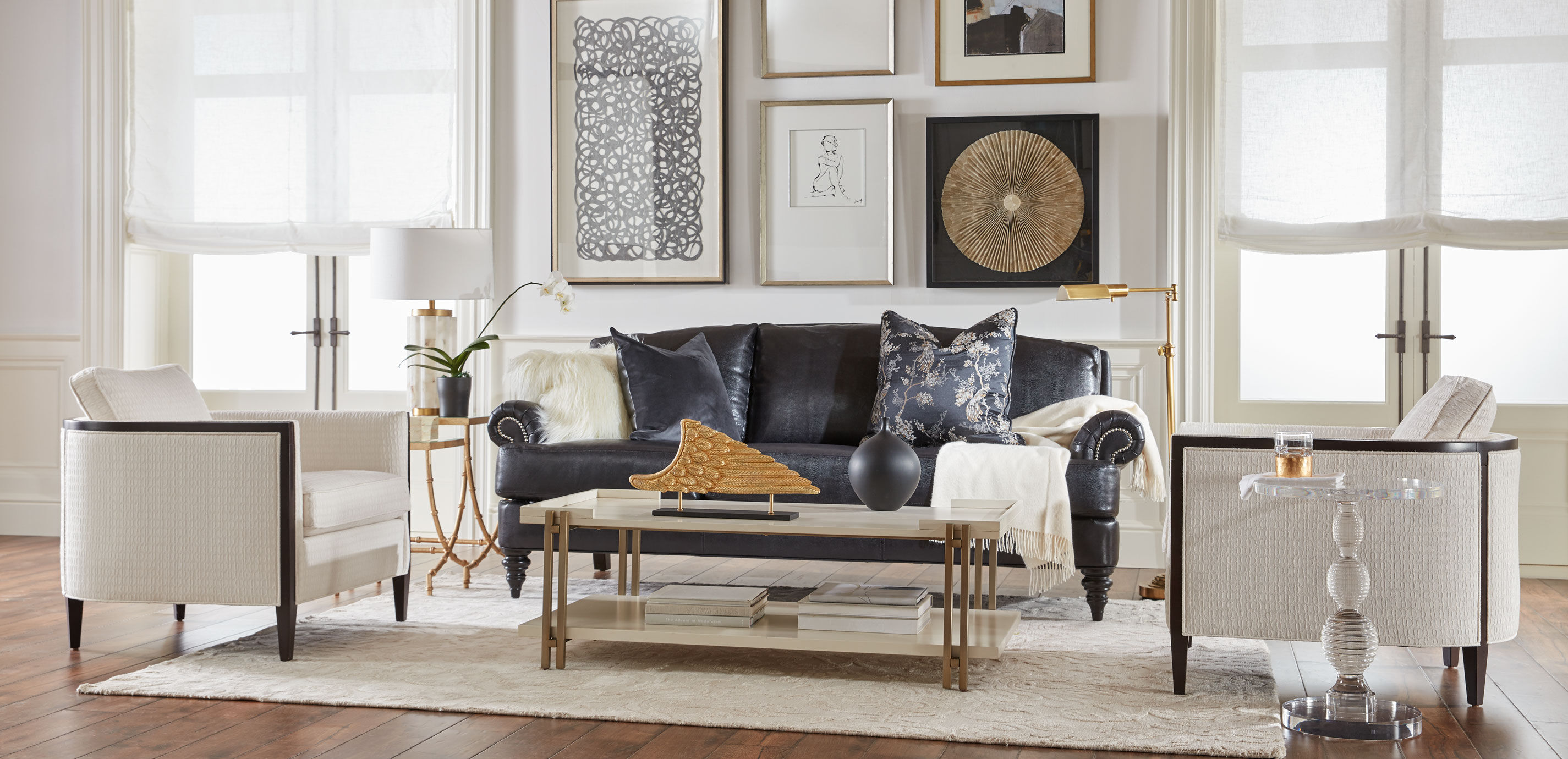 Hyde Three-Cushion Leather Sofa_3