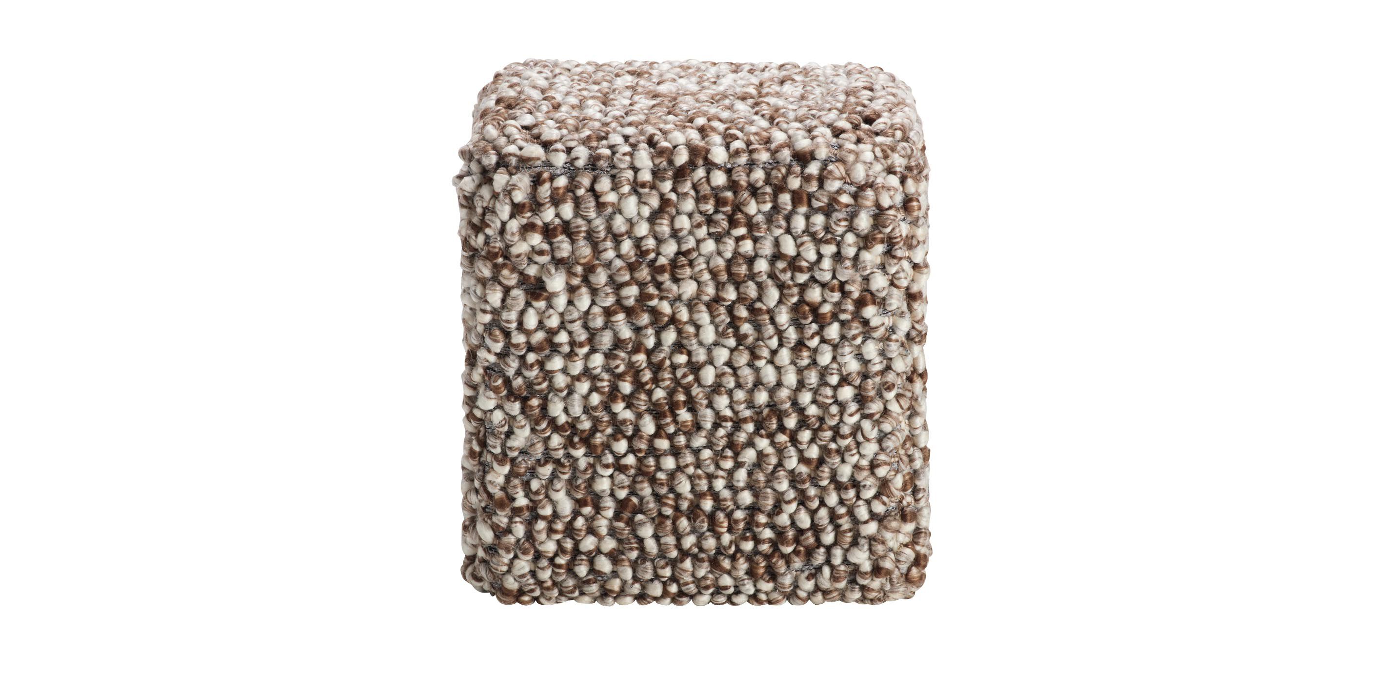 Kiera Pouf Brown