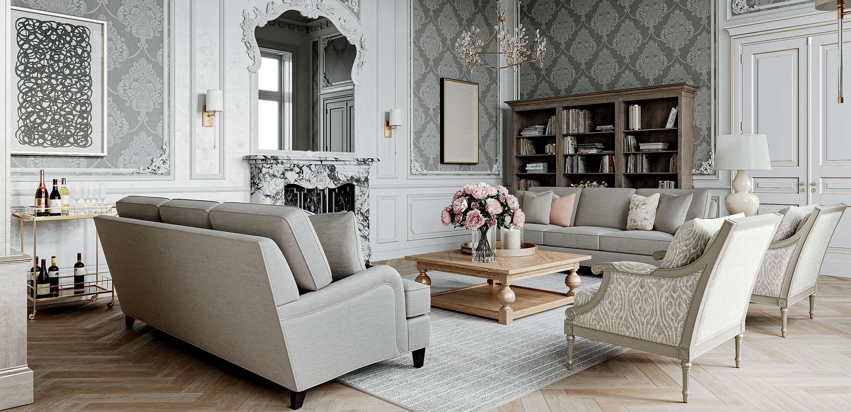 Clara 5-Light Round Crystal Chandelier_8