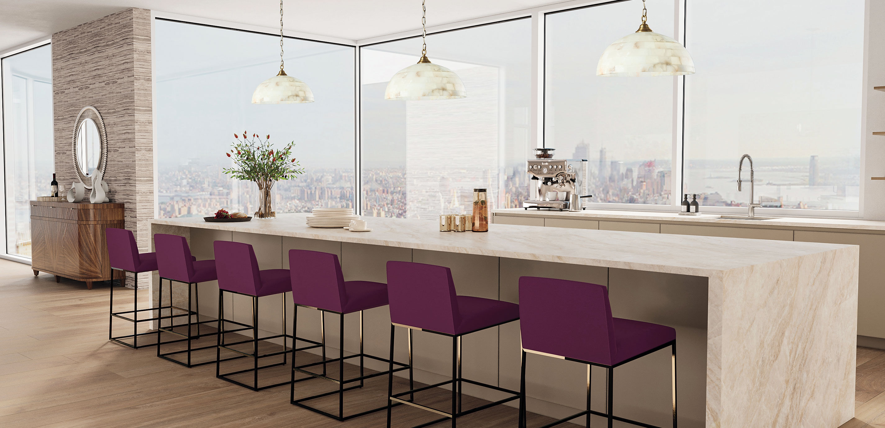 Jewel Metal Base Counter Stool_4