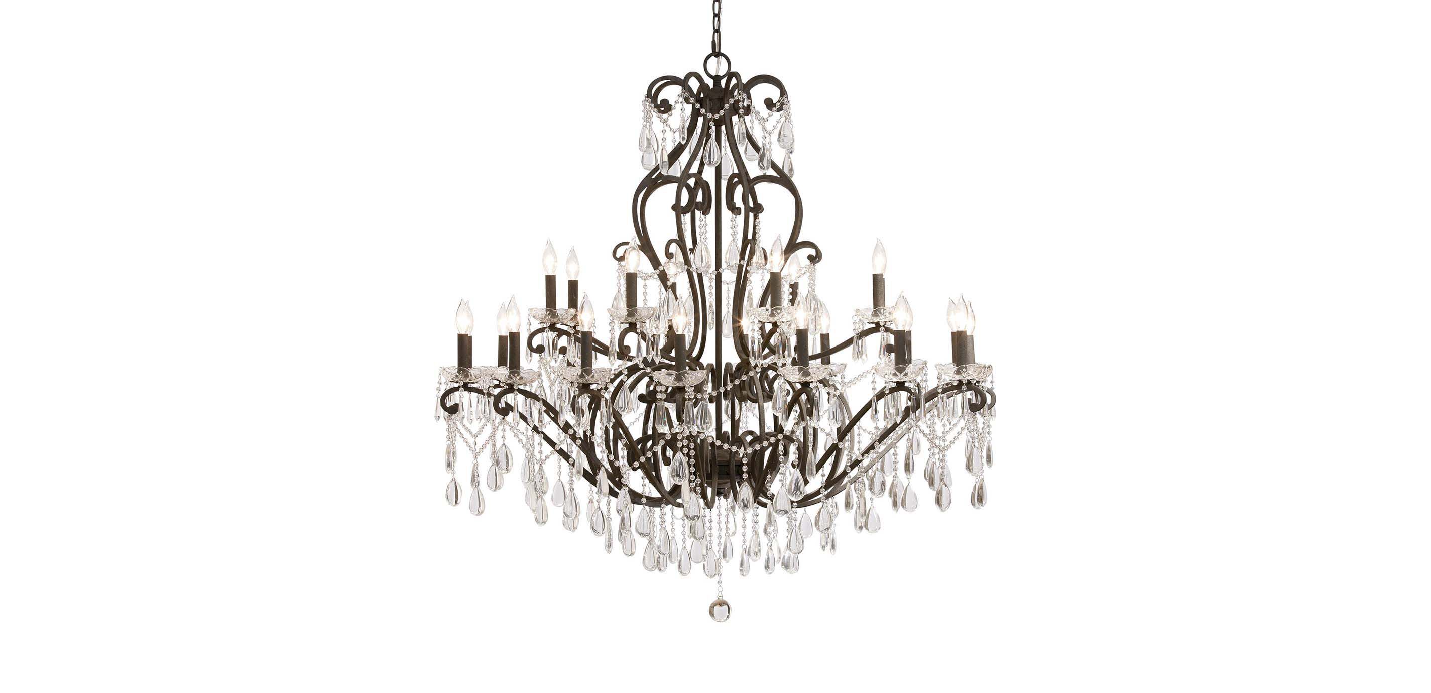 Whitney Slate Grand Chandelier
