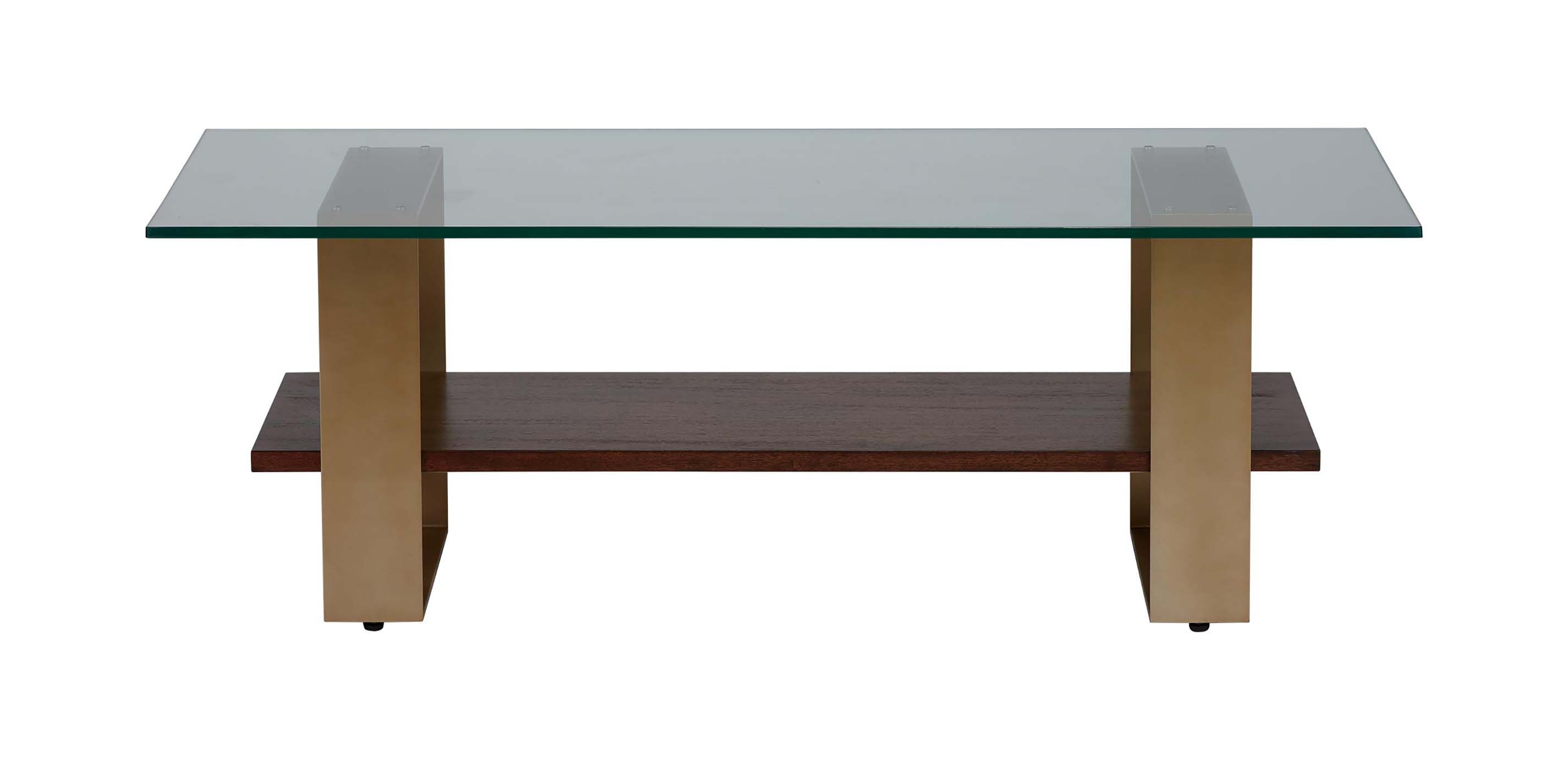 Rosemoor Rectangular Glass-Top Coffee Table