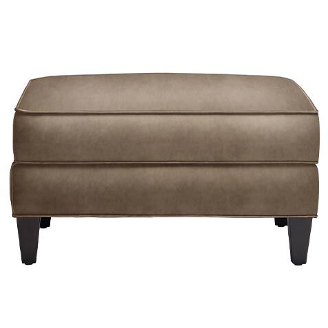 Bridgers Leather Ottoman image bridgerslthott