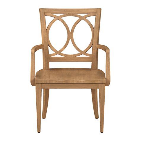 Cyra Dining Armchair, Wood Seat image C56411A