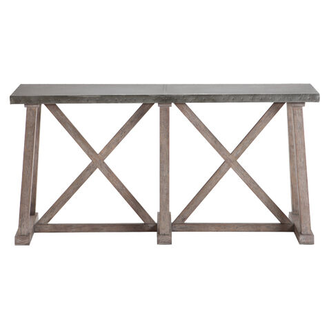 Bruckner Metal-Top Console Table image 128528Z