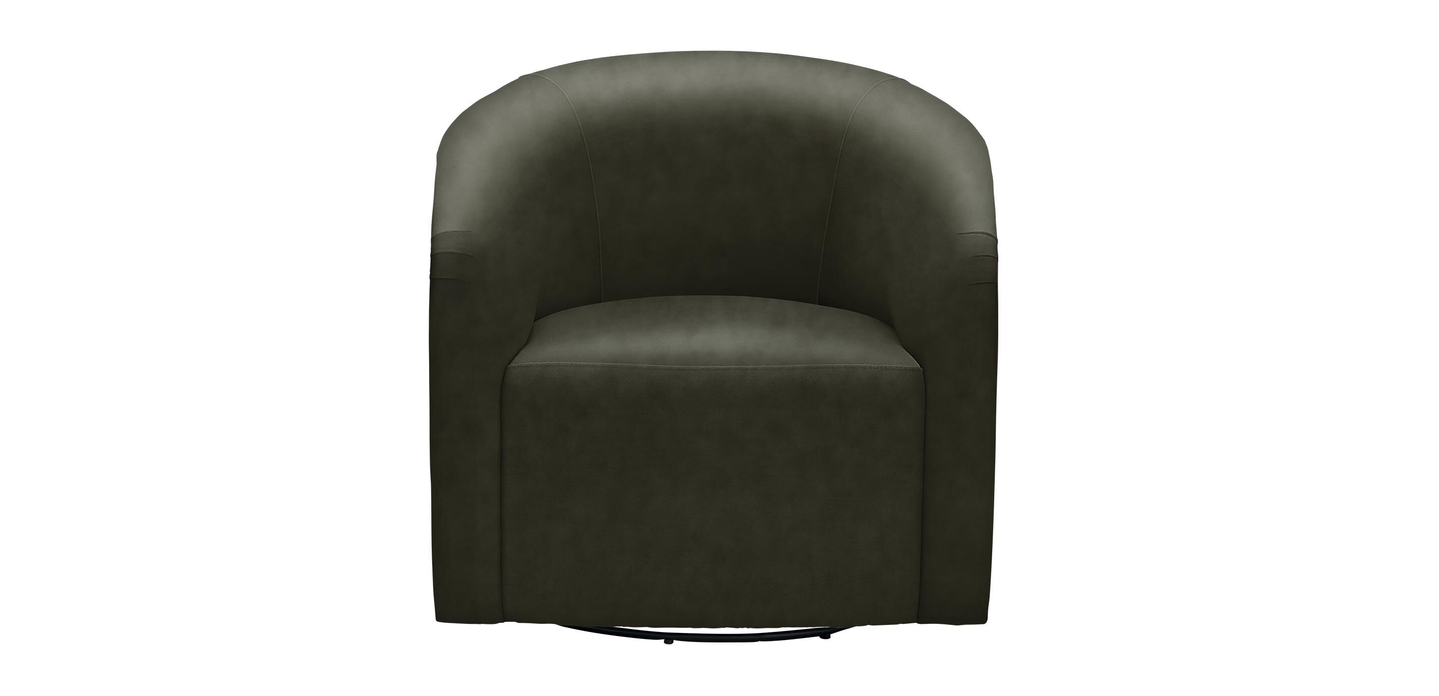 Calista Leather Swivel Chair