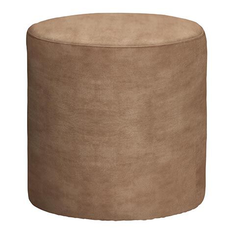 Alba Leather Cylinder Accent Ottoman image 721001