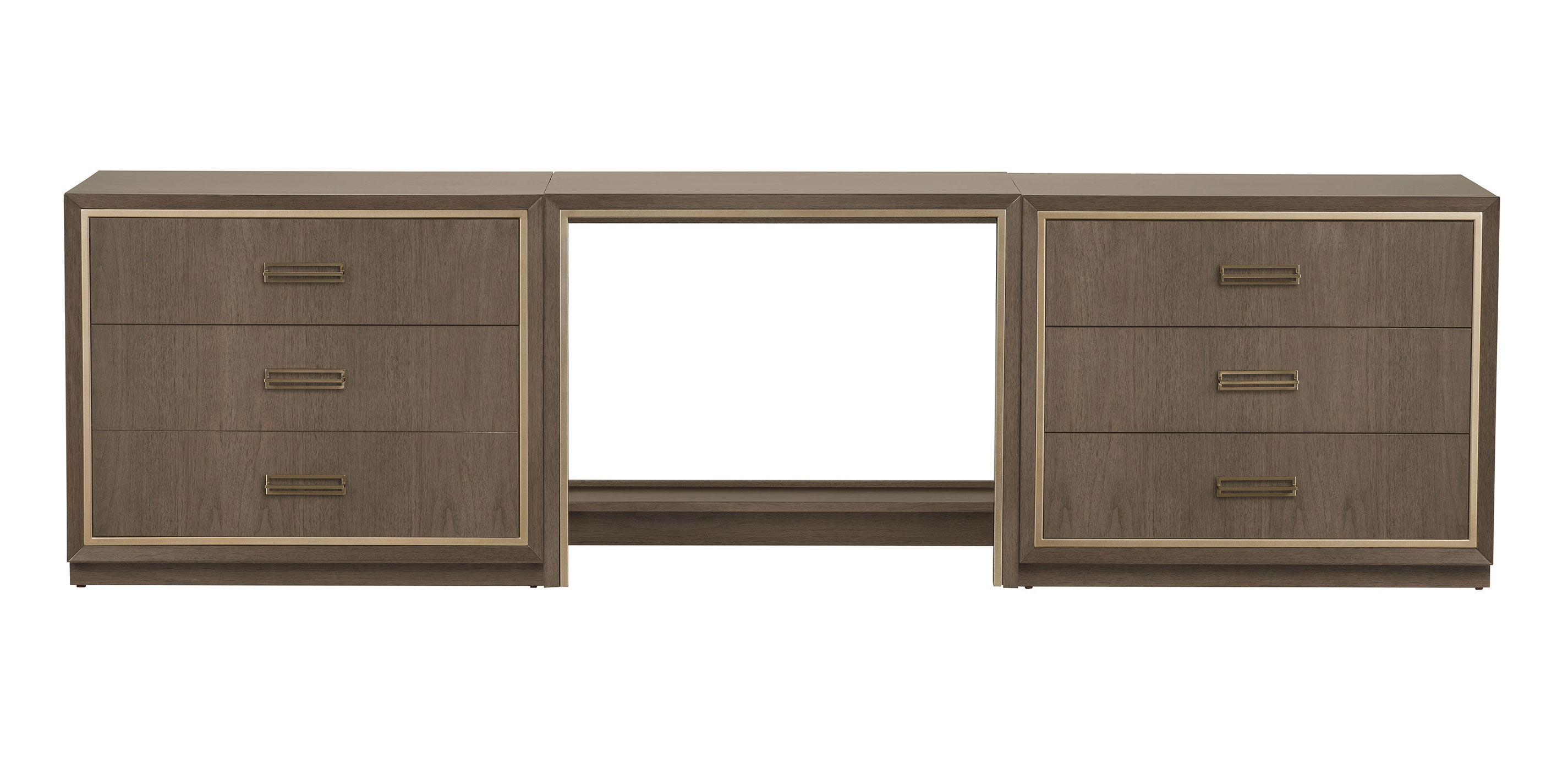 Faraday Classic Three-Piece Extended Bridge Desk