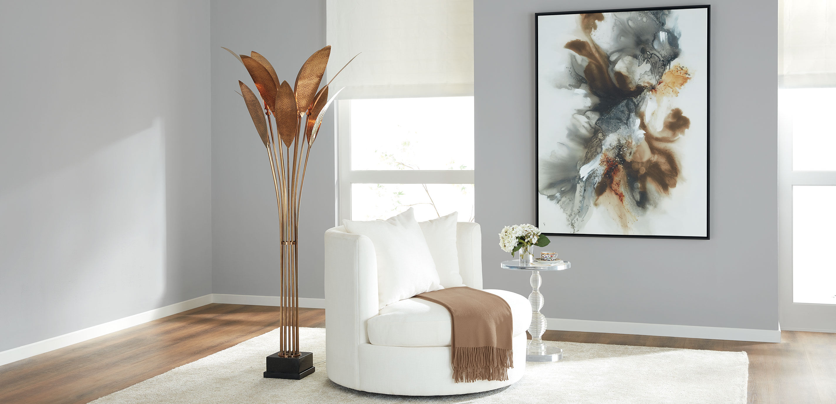Palmetta Torchiere Floor Lamp_4