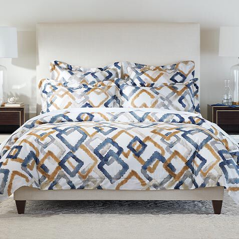 Geo Multi Duvet Cover and Shams Set image 032429ST
