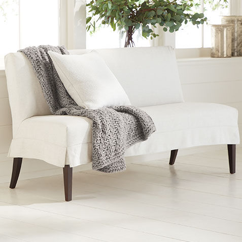 Clinton Slipcovered Dining Bench Product Tile Hover Image 332067