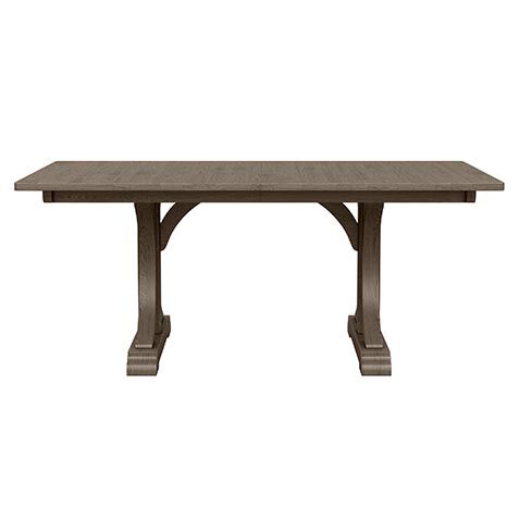 Corin Rough-Sawn Trestle Extension Dining Table image C56314