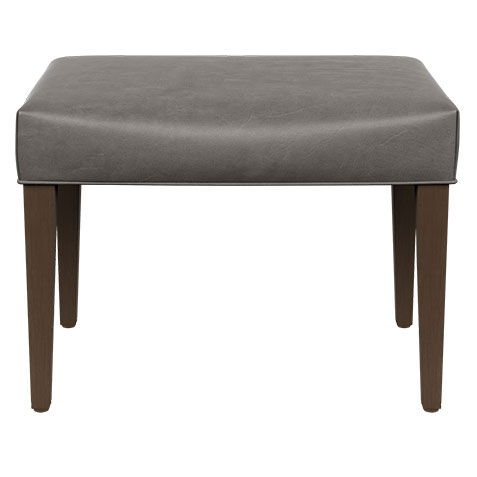 Harbor Leather Wood-Base Bunching Ottoman image 722134