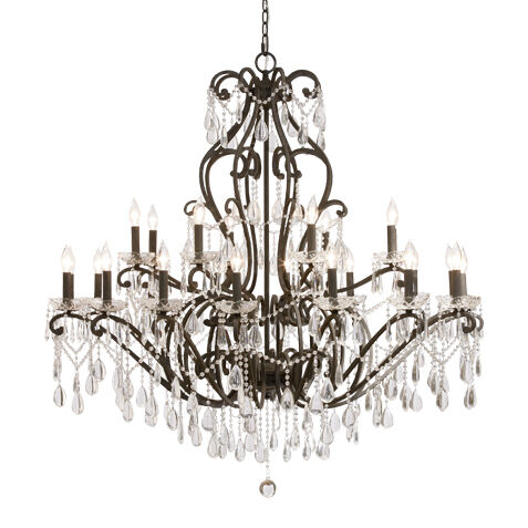 Whitney Slate Grand Chandelier image 093644