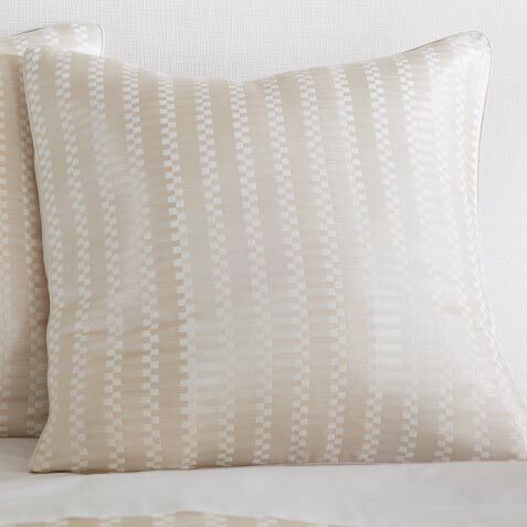 Checkerboard Jacquard Euro Sham image 036247D