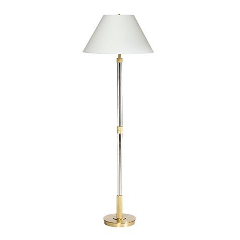 Turnbull Floor Lamp, Polished Brass image 092016   BRS