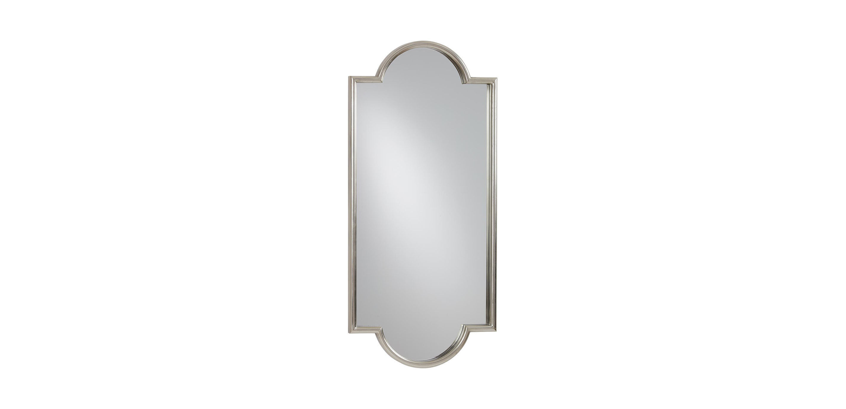 Jayne Silver Leaf Mirror
