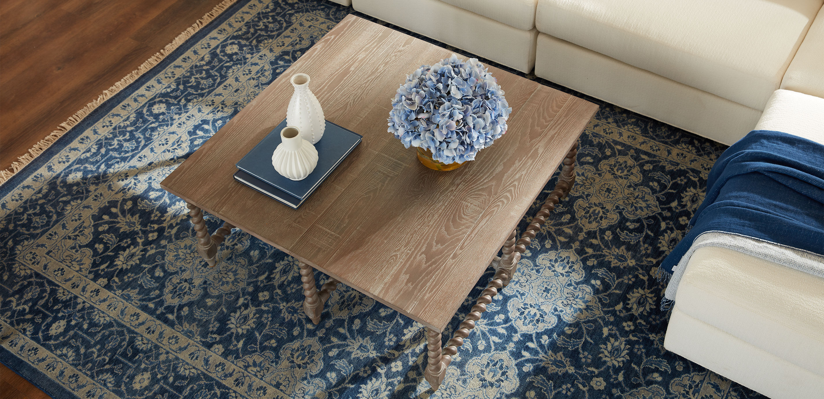 Madalynn Square Barley Twist Coffee Table_6