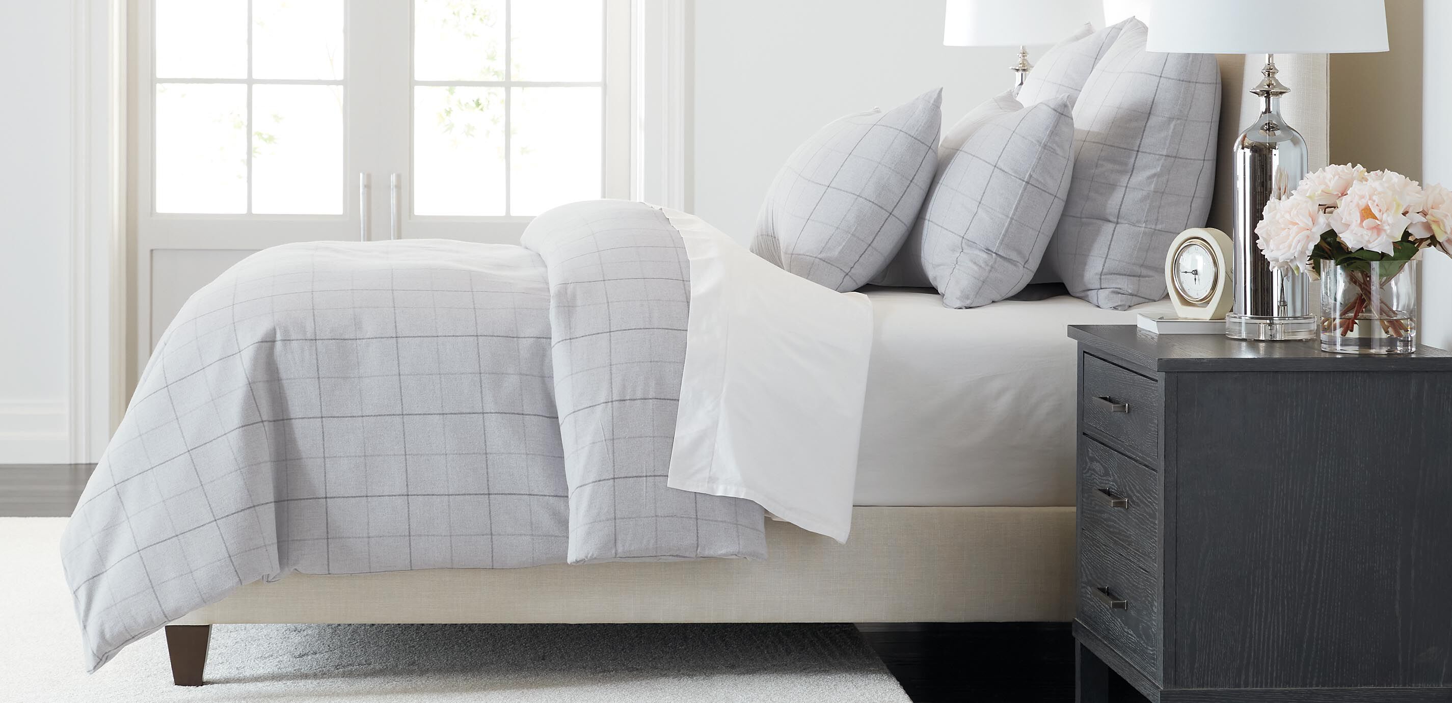 Plaid Flannel Euro Sham_1