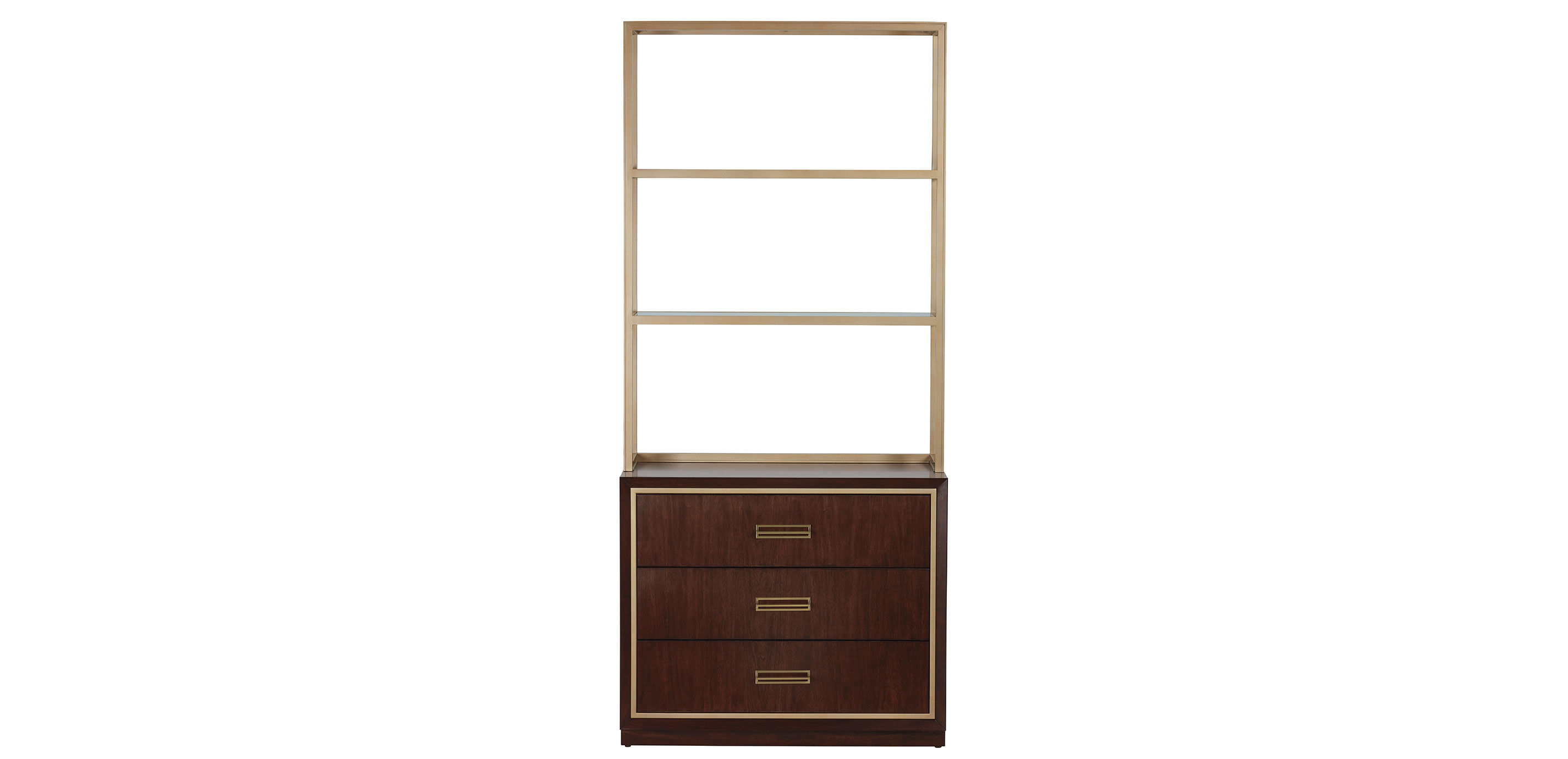 Faraday Classic Three-Drawer Cabinet with Hutch